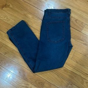 Straight fit Dark blue jeans